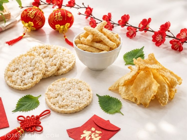海鮮餅乾零食箱，三種零食組合